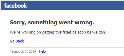 FaceBook Down pe 1 August