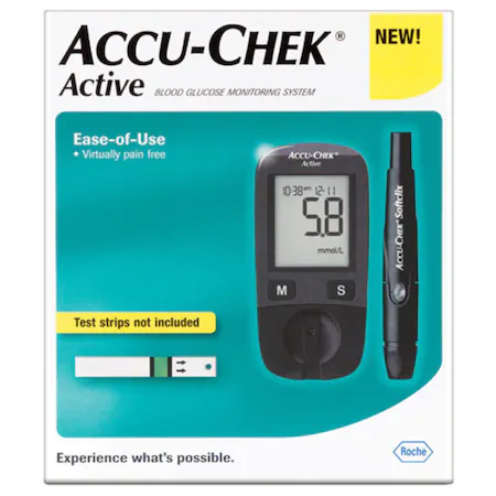 Glucometru Accu-chek Active + 110 Teste, mmol/l