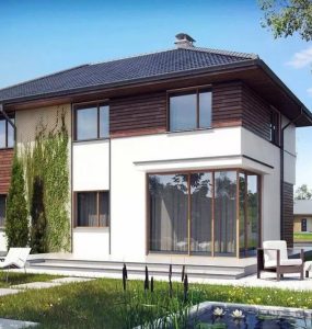 Smart Home Concept: o casă cu etaj, integrată perfect în era tehnologiei avansate
