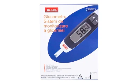 Glucometru monitorizare glicemie Dr. Life 360 masuratori
